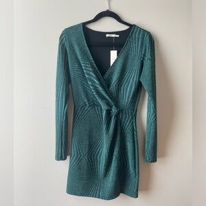 Emerald green mini dress from Francesca’s